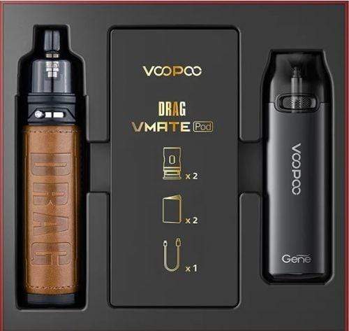 Voopoo Drag S & Vmate Pod Gift Box Kit (Retro) - Vape Vibes Voopoo Drag S & Vmate Pod Gift Box Kit (Retro) - Vape Vibes