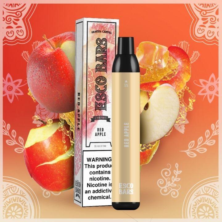 ESCO BARS Disposable Vape RED APPLE 20 MG 2500 puffs Vape Vibes