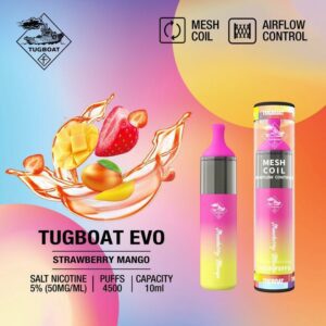 Tugboat EVO 4500 Puffs 50mg Strawberry Mango