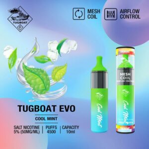 Tugboat EVO 4500 Puffs 50mg Cool Mint