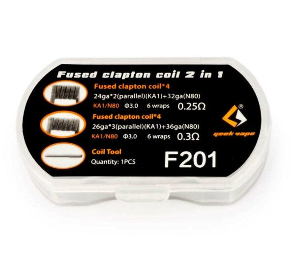 GEEKVAPE KA1/N80 Fused Clapton Coil 2 in 1 F201