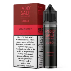 Pod Salt Subo Strawberry 3mg/ml-50ml
