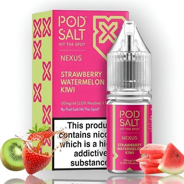 Pod Salt Nexus Strawberry Watermelon Kiwi 20mg/ml-30ml - Vape Vibes