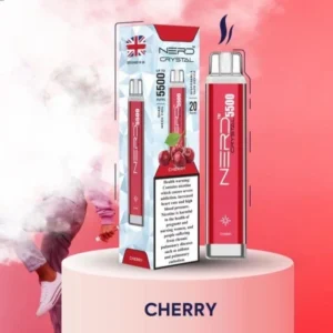5500 puffs Disposable - Cherry 2% By NERD Crystal