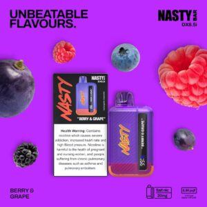Nasty Bar 8500 Puffs 20mg Berry & Grape