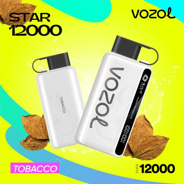 vozol tobacco Star 40000 Puffs (50MG) Disposable Vape Vozol Gear 10000 Cream Tobacco