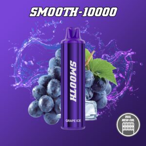 Smooth Disposable vape 10000 Puffs Grape Ice 20mg