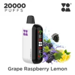VOOM Cobble 20000 Puffs Grape Raspberry Lemon 5%