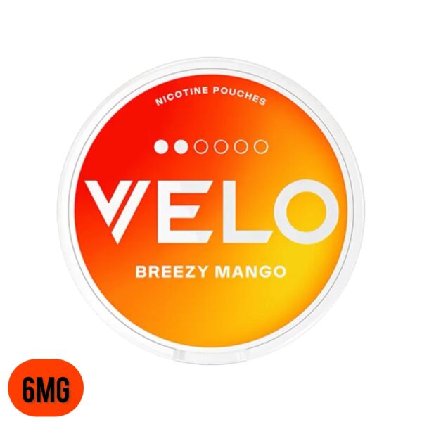 Velo Breezy Mango 6mg/pouch - Vape Vibes