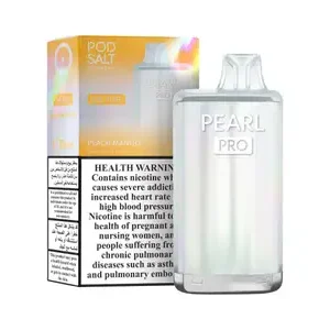 Pod Salt Pearl Pro 10K Puffs Peach Mango 20mg