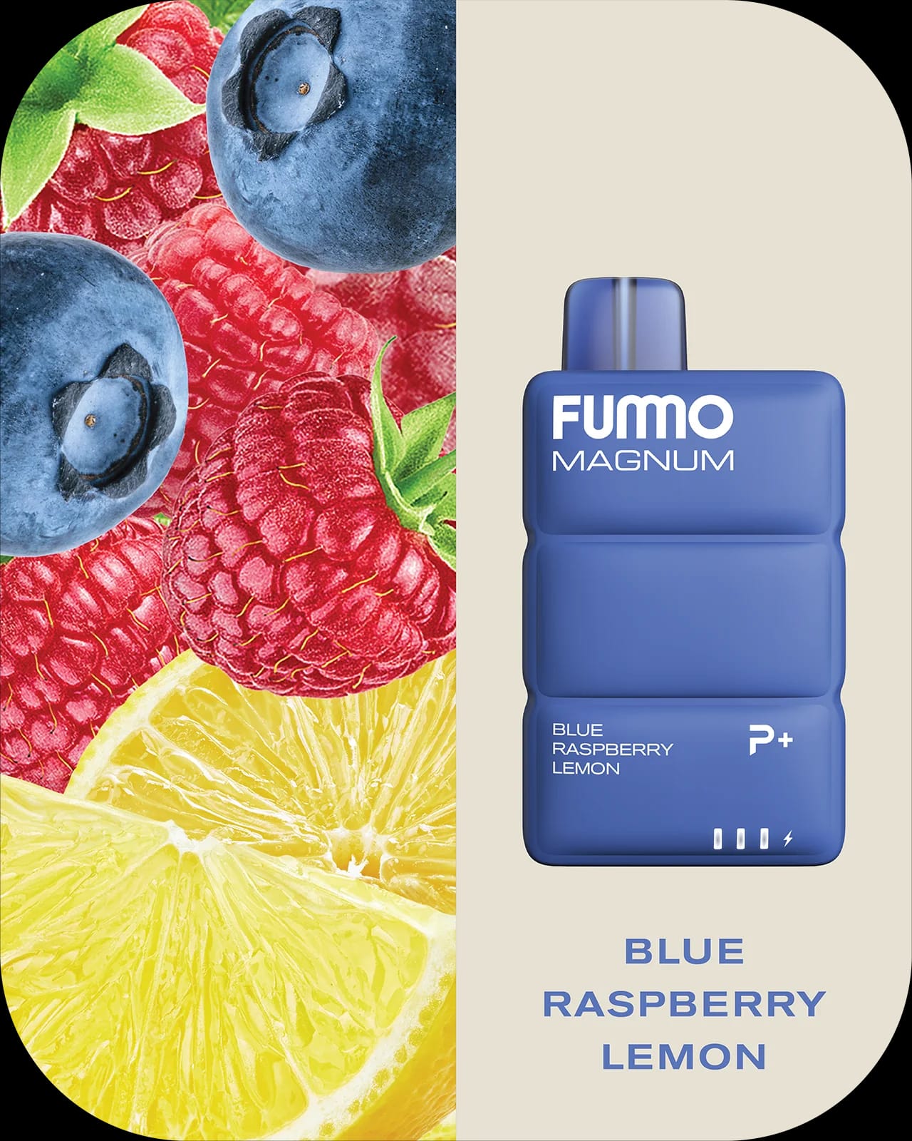 Fummo Magnum 8000 puffs 20mg Blue Raspberry Lemon - Vape Vibes
