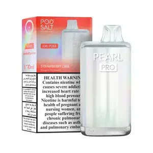 Pod Salt Pearl Pro 10K Puffs Strawberry Lime 20mg