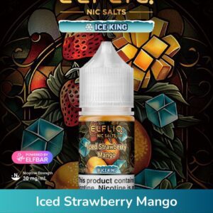 ELFLIQ NIC SALTS Iced Strawberry Mango