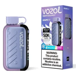 Vozol Gear Ice & Sweet Grape Ice 50000 Puffs 50mg